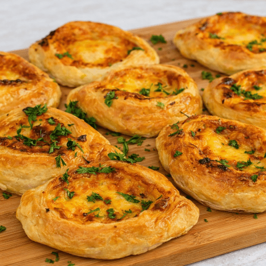 Відкриті пиріжки з сиром