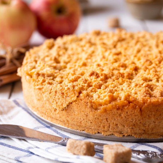 Пісний яблучний пиріг