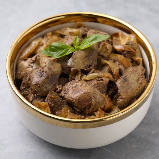 Куряча печінка в горщиках