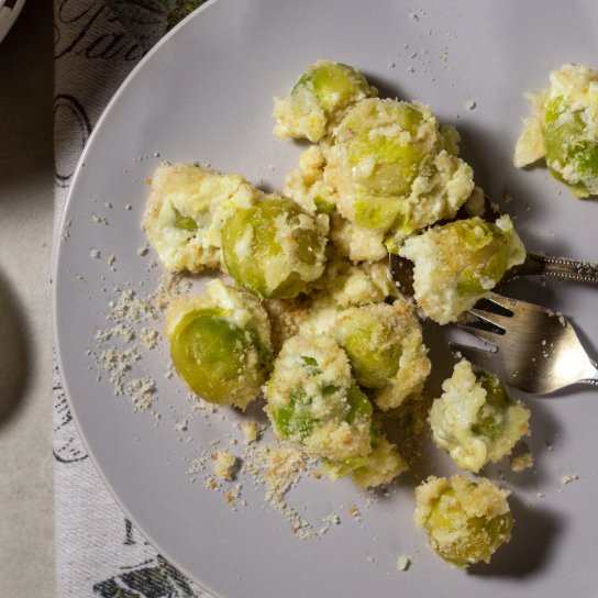 Вершкове рагу з брюссельської капусти