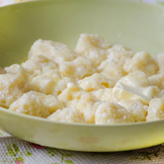 Ліниві вареники з твердим сиром