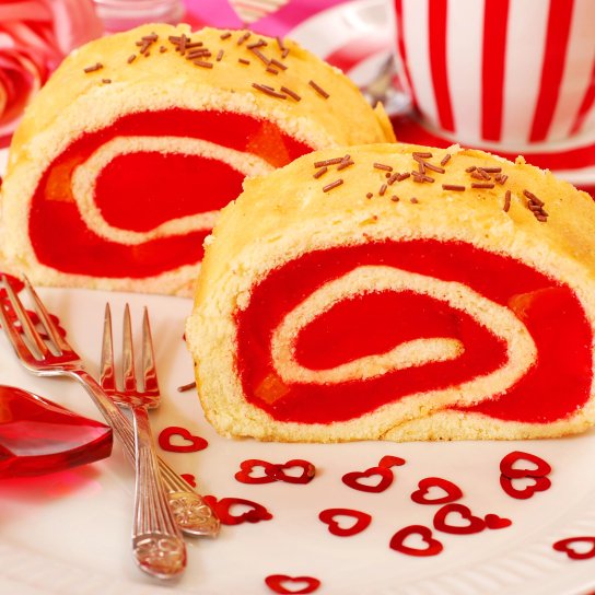 Повітряний рулет з фруктового желе