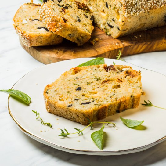 Швидкий хліб зі шпинатом та сиром фета