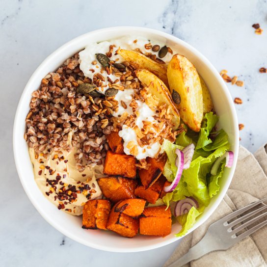 Гарбуз з гречкою