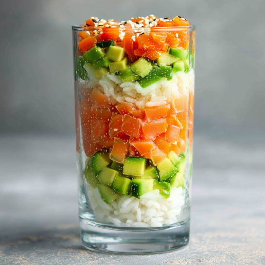 Ліниві суші в склянці