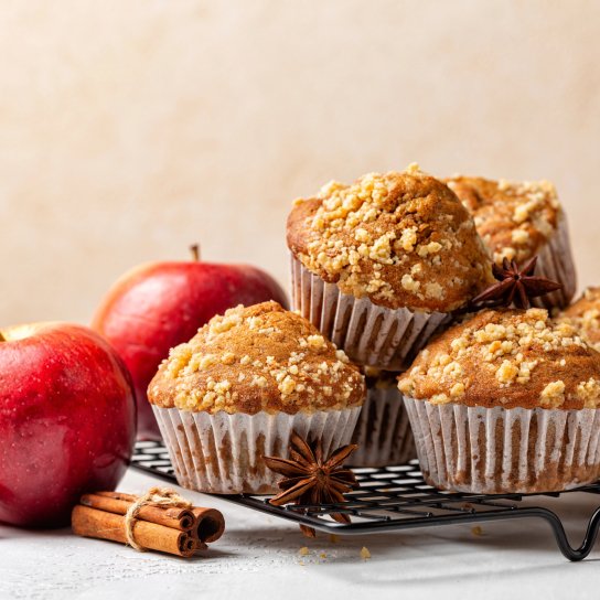 Медові кексики з яблуками