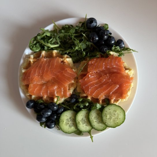 Низькокалорійні вафлі без глютену