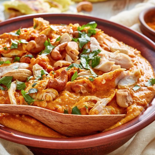 Гарбузовий суп з індичкою