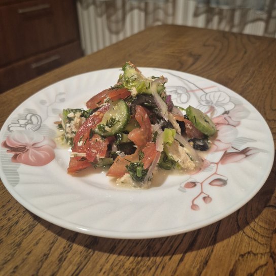 Салат "Грецький" з куркою