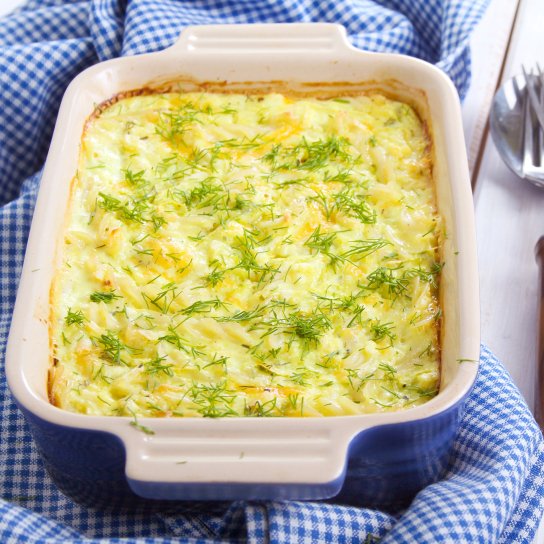 Запіканка з молодою капустою