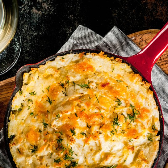 Запеканка с рисом и фаршем