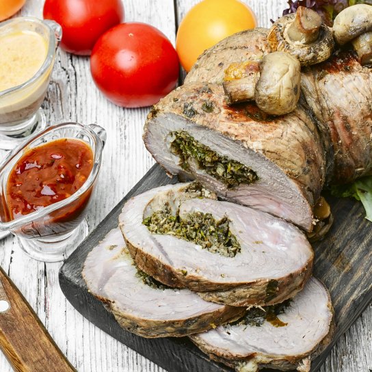 Рулет з телятини з цитрусовими