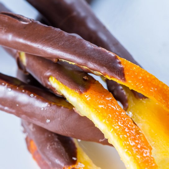 Апельсинові цукати в шоколаді