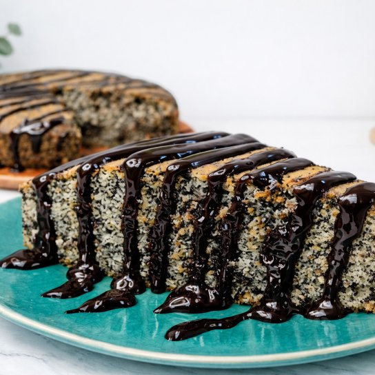 Маковий манник з шоколадом