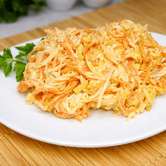 Закуска з крабовими паличками