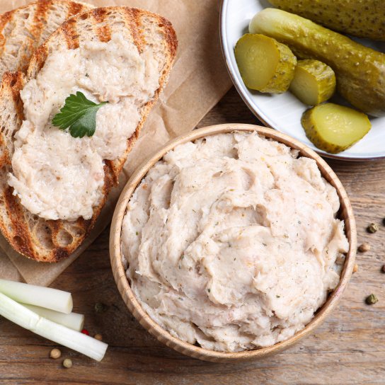 Намазка із сала та ковбаси