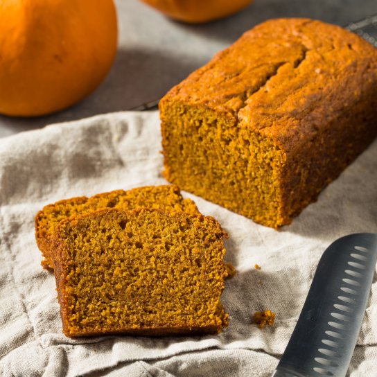 Низькокалорійний гарбузовий хліб