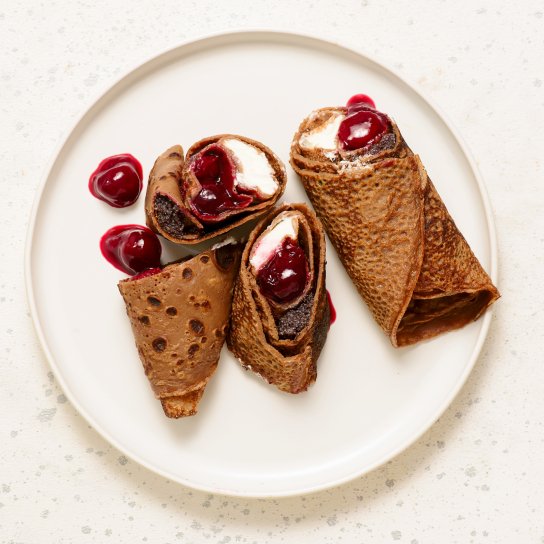 Млинці з трьома начинками