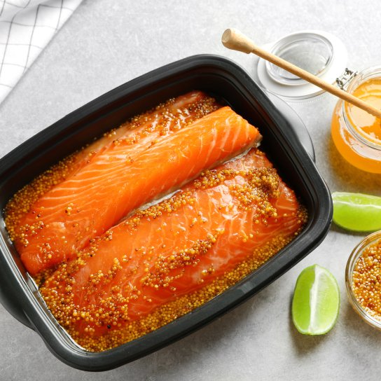 Лосось у цитрусовому маринаді
