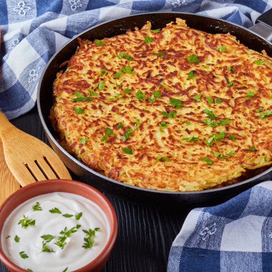 Картопляна паляниця із сиром