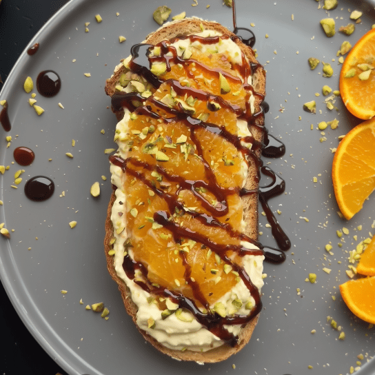 Зимовий тост з апельсином