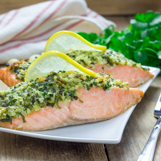 Лосось Рокфеллер