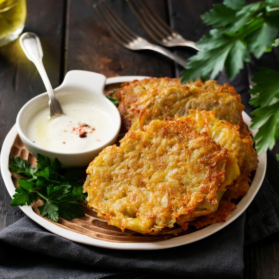 Деруни з сиром рецепт