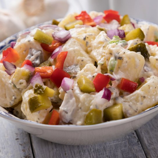 Салат із запеченої картоплі