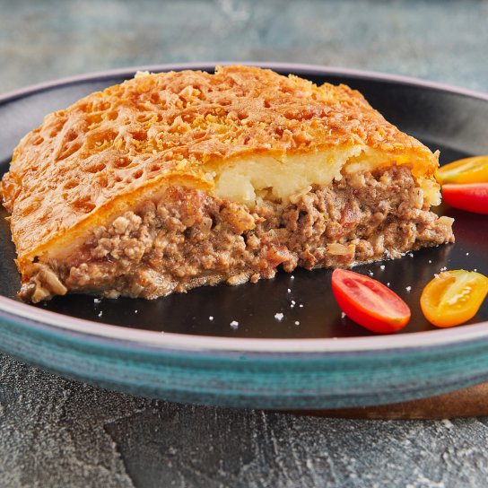 Запіканка з фаршу та цибулі