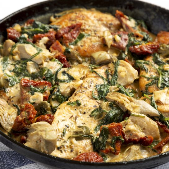 Курка по-тосканськи в соусі