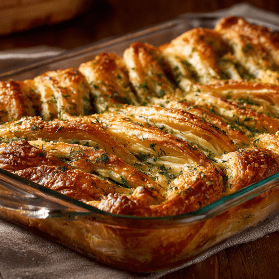 Часниковий хліб з готового тіста