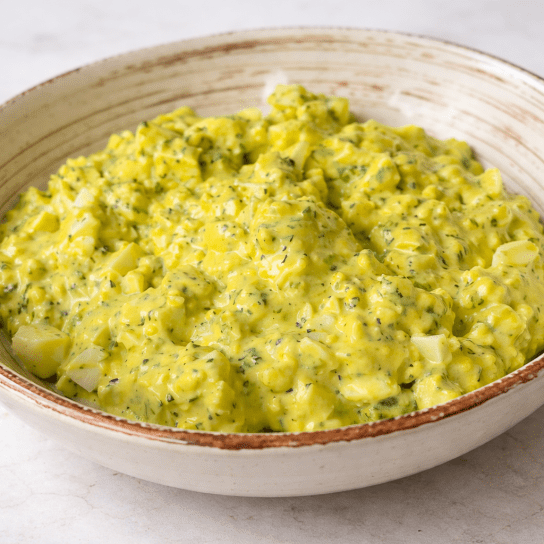 Зелений яєчний салат-намазка