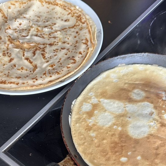 Млинці на молоці