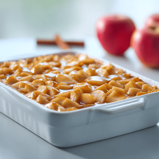 Сирно-яблучний десерт з лавашем