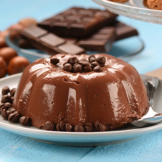 Мусовий десерт з хурми та какао