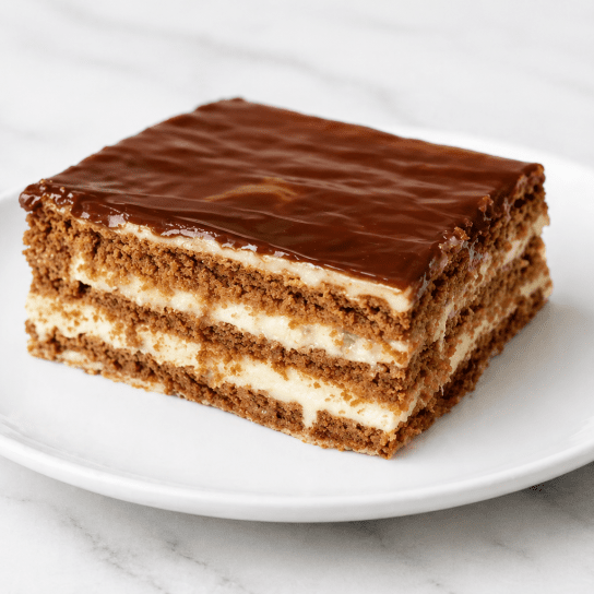 Шоколадно-банановий торт без духовки