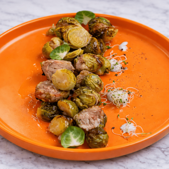 Брюссельська капуста з фаршем