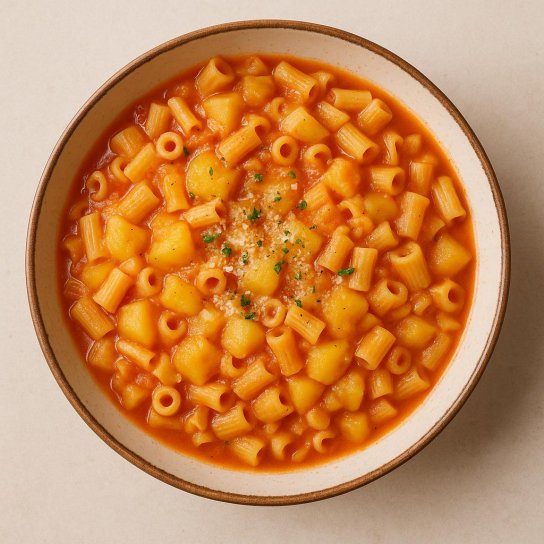 паста с картофелем