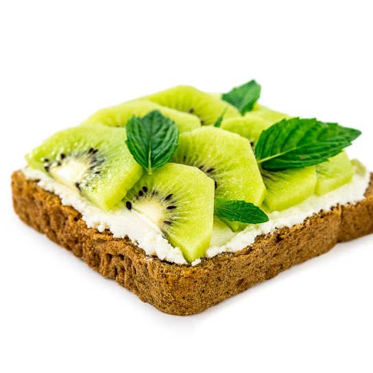 Канапки з ківі й сиром