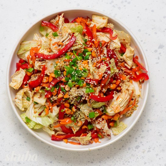 салат з пекінською капустою