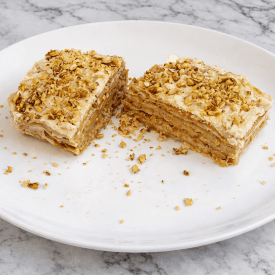 Запіканка з бананами та лавашем