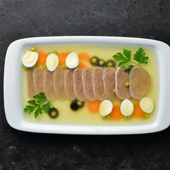 Заливний язик до новорічних свят