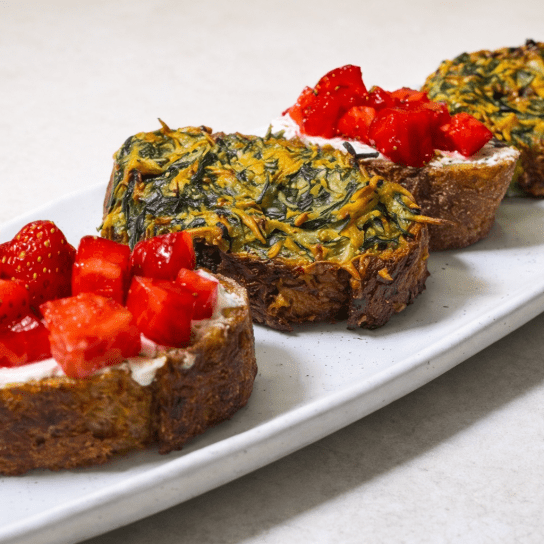 Канапки з гречаного багета