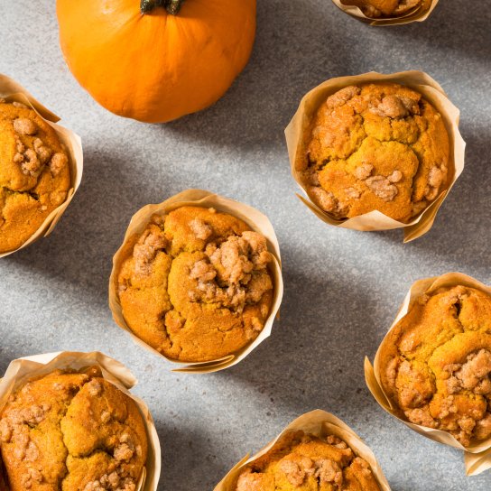 Корисні гарбузові мафіни без цукру