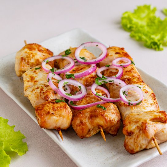 Курячий шашлик в аерогрилі