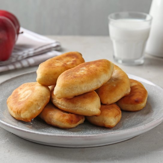 Ліниві пиріжки з яблуками