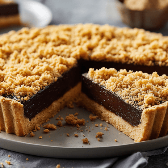 Тертий пиріг із шоколадом