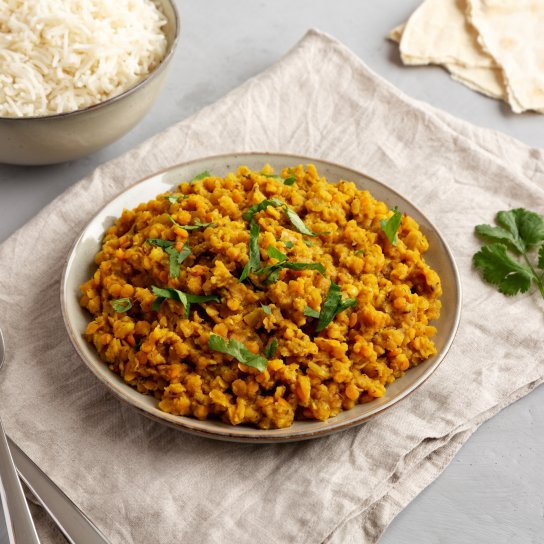 Корисна страва з цвітною капустою та сочевицею