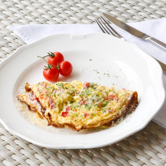 Простий омлет для дітей