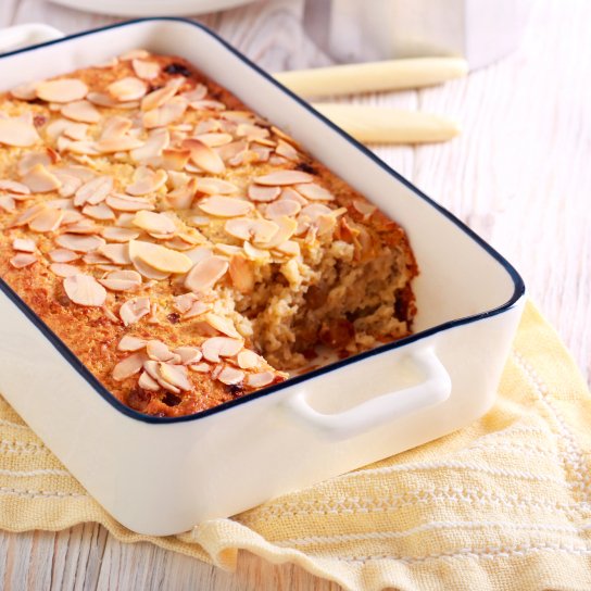 Пісний вівсяний пиріг з бананами